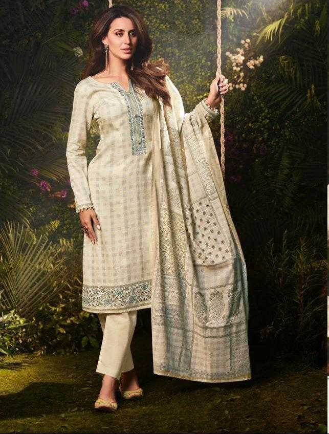 Pure Viscos Embroidered Suit - MYLUXURY LANE ENTERPRISE
